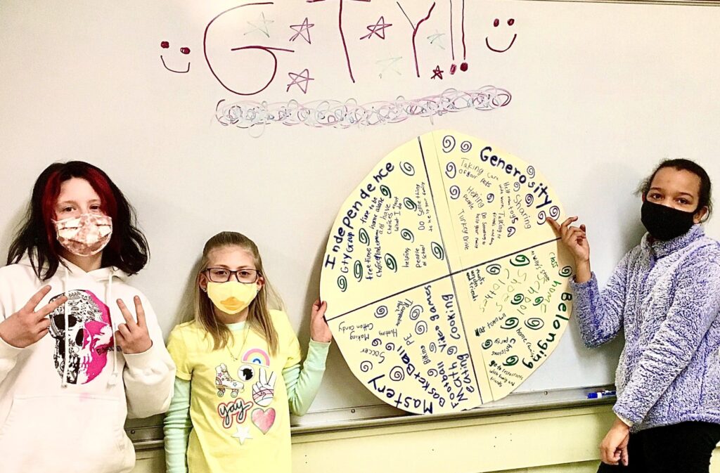 Youth Identifying school strengths