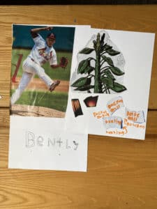 a card with a baseball player on it